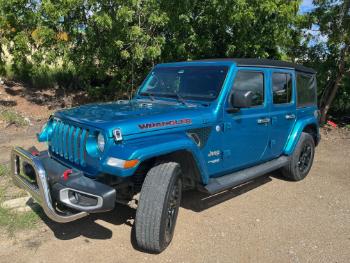 4 Door Jeep Wrangler Turquoise